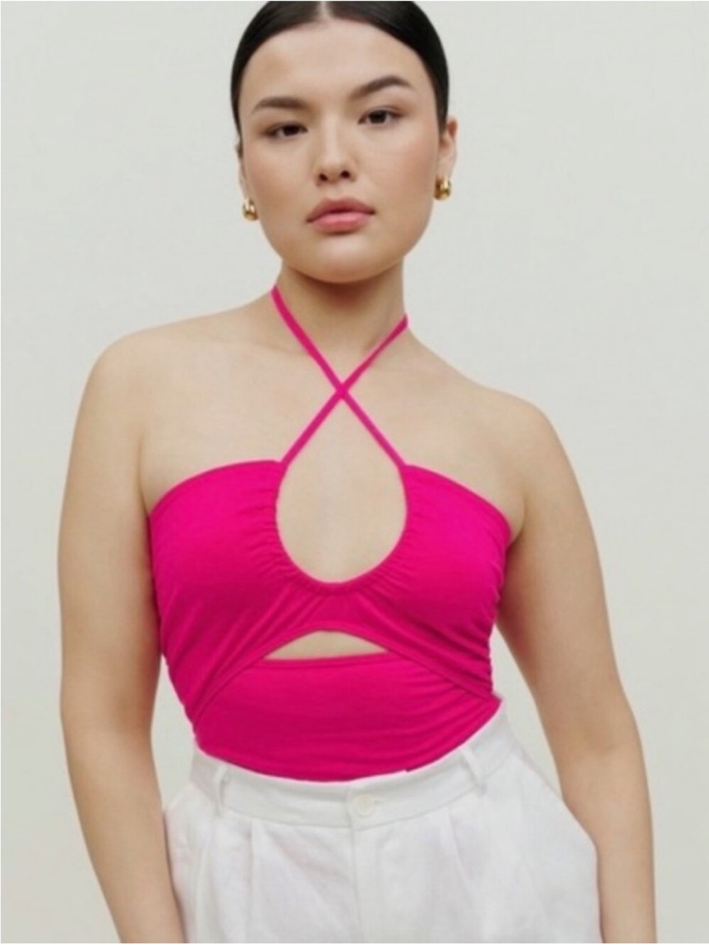 Reformation Ozella Knit Top